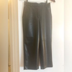 Babaton sold at Aritzia faux leather crop pants